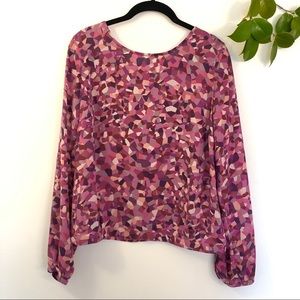CAbi Kaleidoscope Long Sleeve Blouse